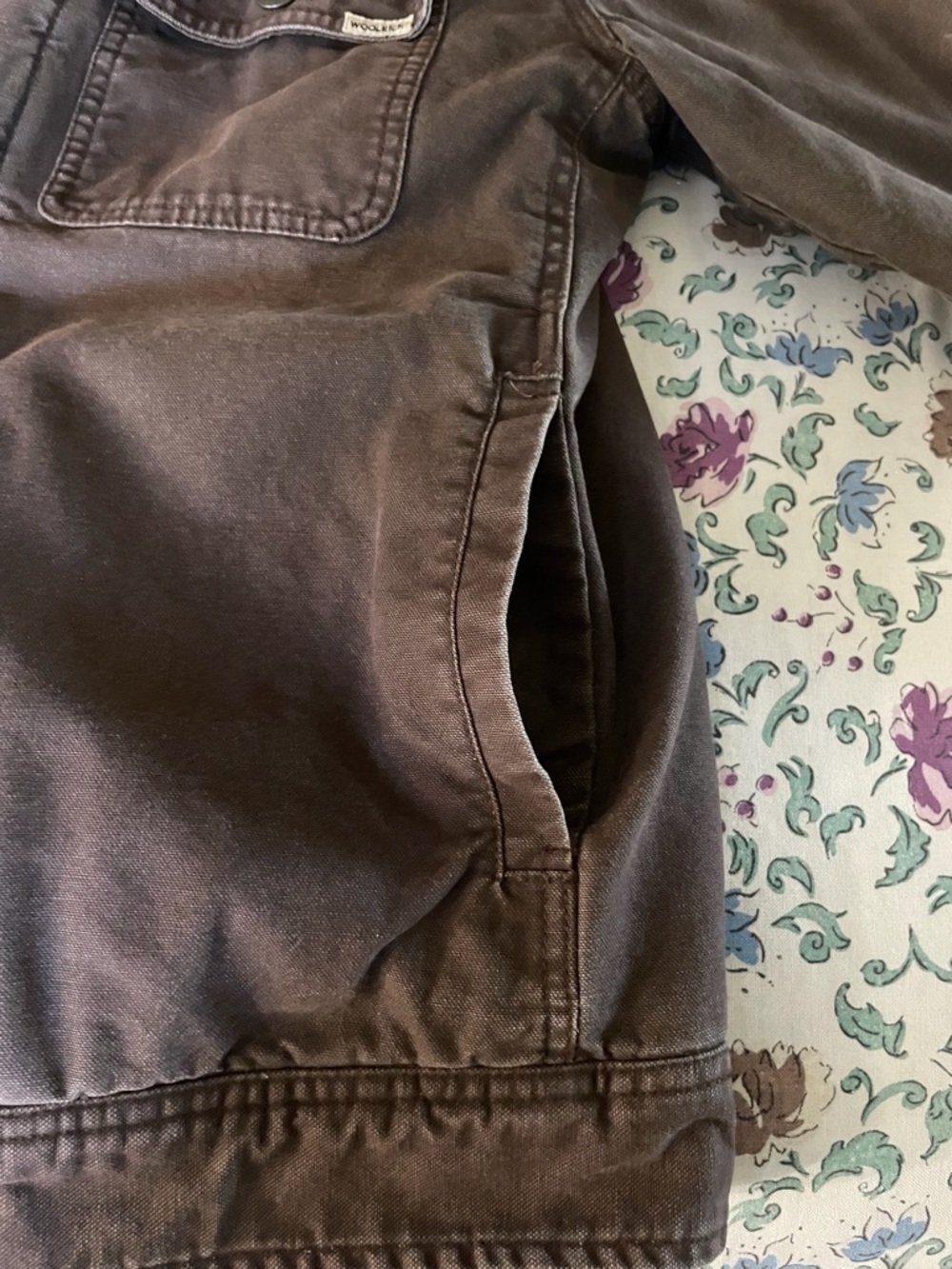 Woolrich Brown Bomber-Style Jacket - Picture 7 of 10
